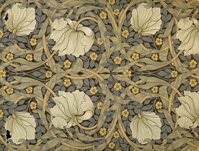 Pimpernell, Entwurf für Tapete, 1876 von William Morris